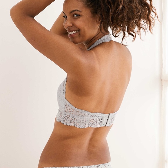 Pretty grey lace bralette from Aerie - Picture 4 of 5
